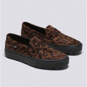 Vans Leopard Print Slip-On Shoes